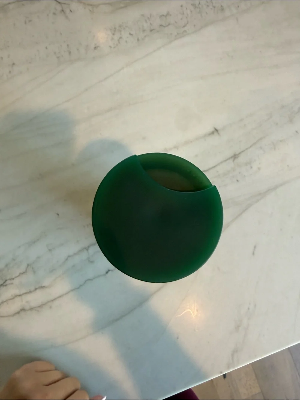 Starbucks Iridescent Green Pink Patterned Stainless Tumbler